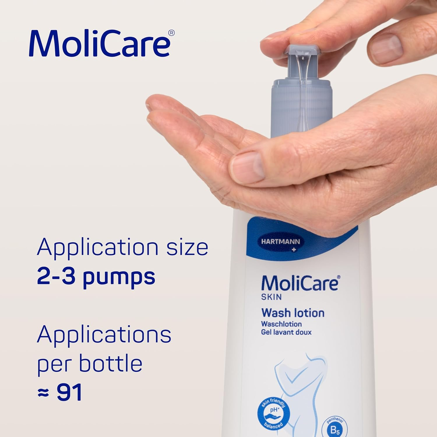 Molicare Skin Wash Lotion 500 Ml image number 3