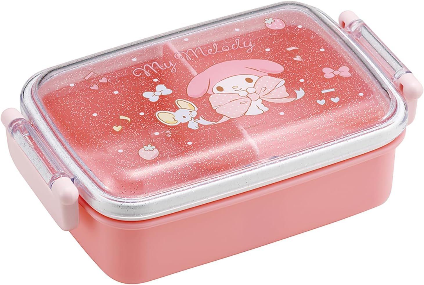 Skater RBF3ANAG Children'S Lunch Box, 16.9 Fl Oz (450 Ml), Fluffy Dome, Antibacterial, Kids Lunch, Made in Japan, Sanrio My Melody, Big Ribbon, Girls