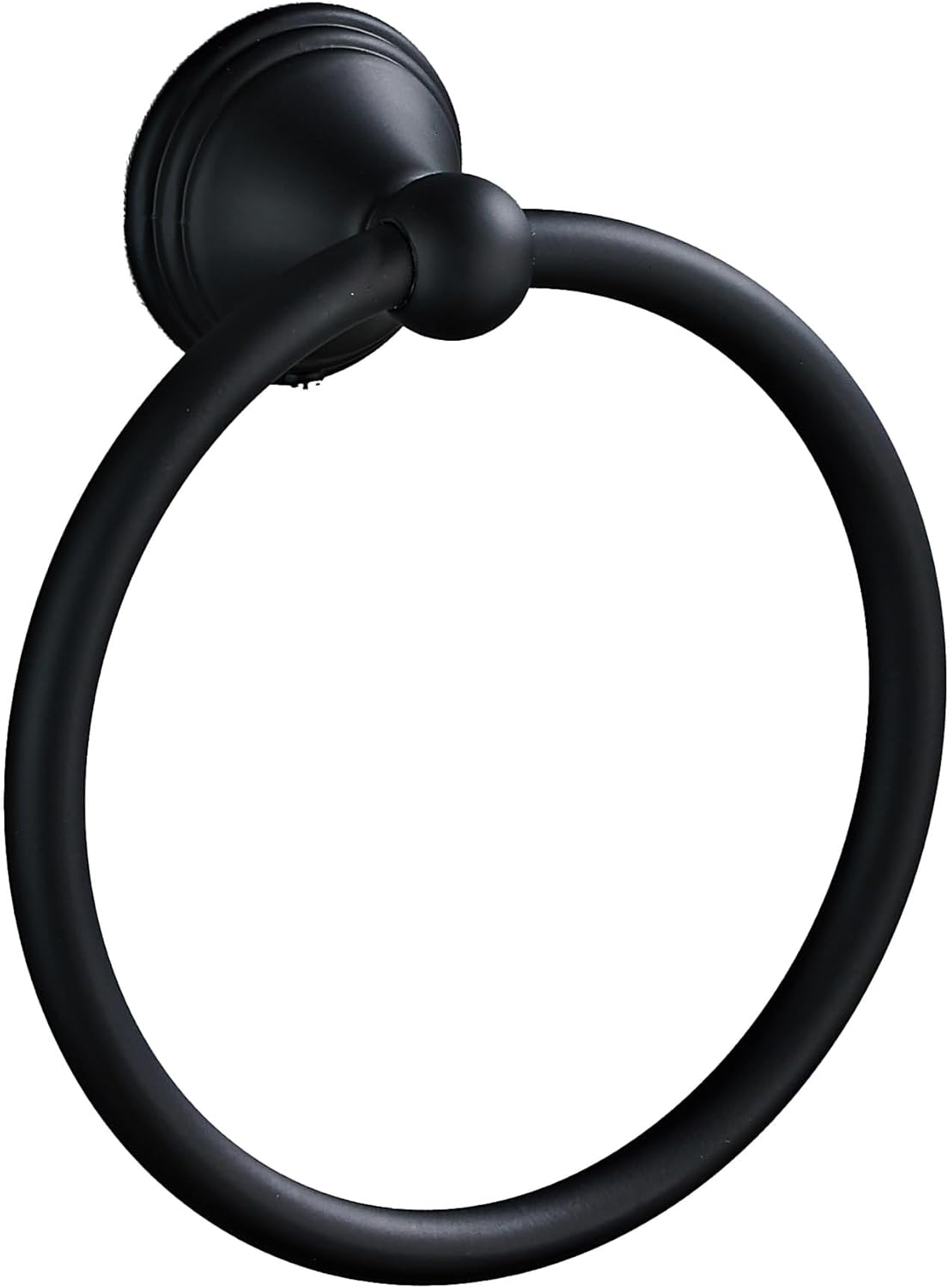 Matte Black Towel Ring for Bathroom 1 Pack, Kitchen Bath Towel Holder Hangers Wall Mount Heavy Duty Storage Stainless Steel&hellip; image number 6