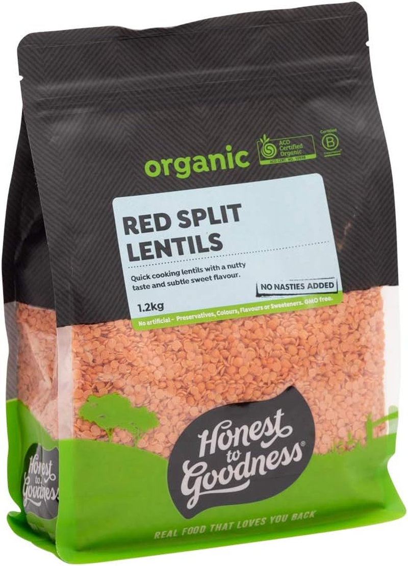 Honest to Goodness Organic Red Split Lentils 1.2 Kg image number 3
