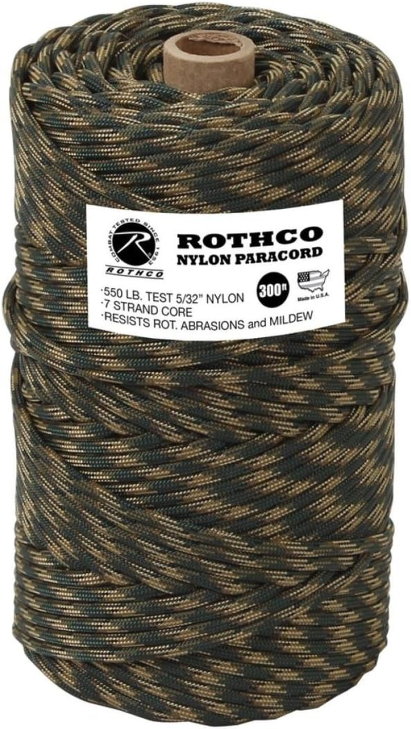 Rothco Nylon Paracord (OD, 550-Pound/300-Feet)