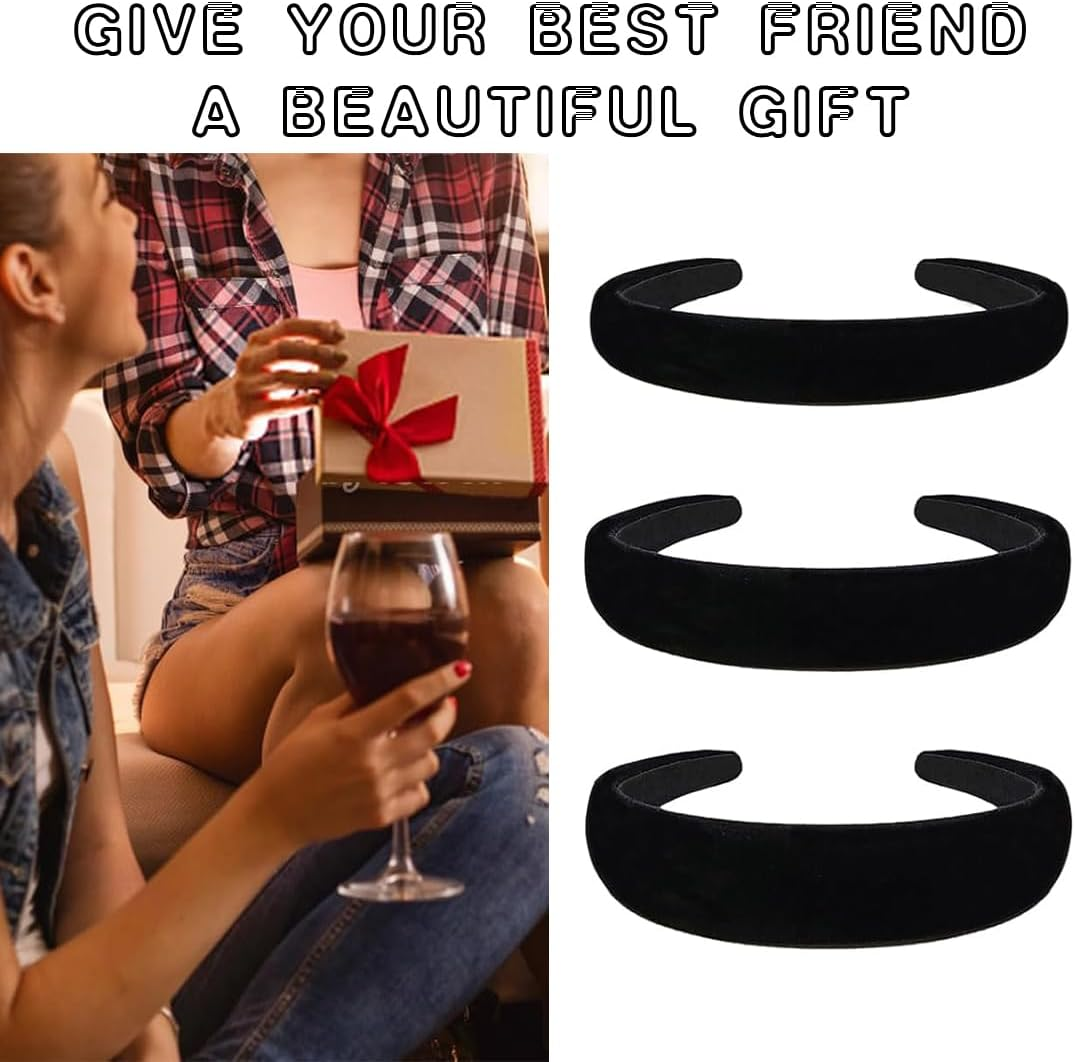 Aililong 4 Pieces Baby Headband Velvet Headbands for Newborns, Toddlers and Babies, Elastic, Soft, Perfect Size, Hair Band for Women and Girls image number 5