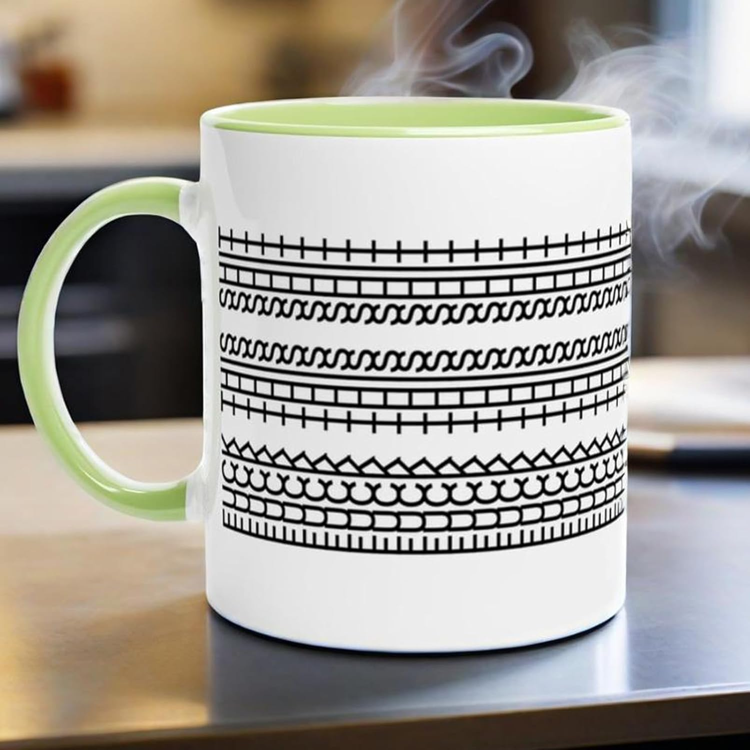 Hidden Message Coffee Mug, Ceramic Coffee Mugs, Hidden Word Design, Funny Mug Loading Message for Home & Office, Dishwasher & Microwave Safe &ndash; Coffee Cups Gift Idea(White) image number 4