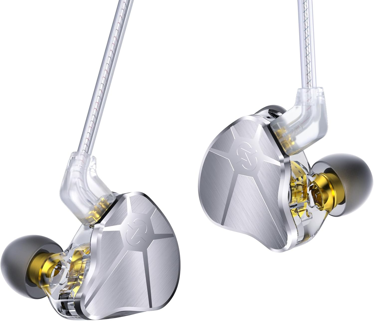 Keephifi CCZ BC04 Hifi IEM in Ear Monitor, In-Ear Headphones with 1BA and 1DD, Lightweight Wired Gaming Headphones, Detachable 5N OFC Cable for Singers, 2 Pin Z Pins image number 4