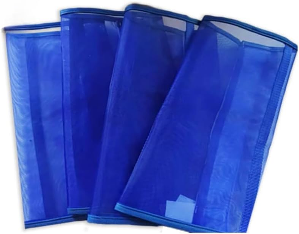 GYWHOOFT Horse Leggins, Set for 4 Fly Boots, Mesh Fly Boots for Horse Breathable Mesh Horse Boots Protective Horse Leg Wraps Horse Leggings for Preventing Flies and Mosquitoes Bites image number 1