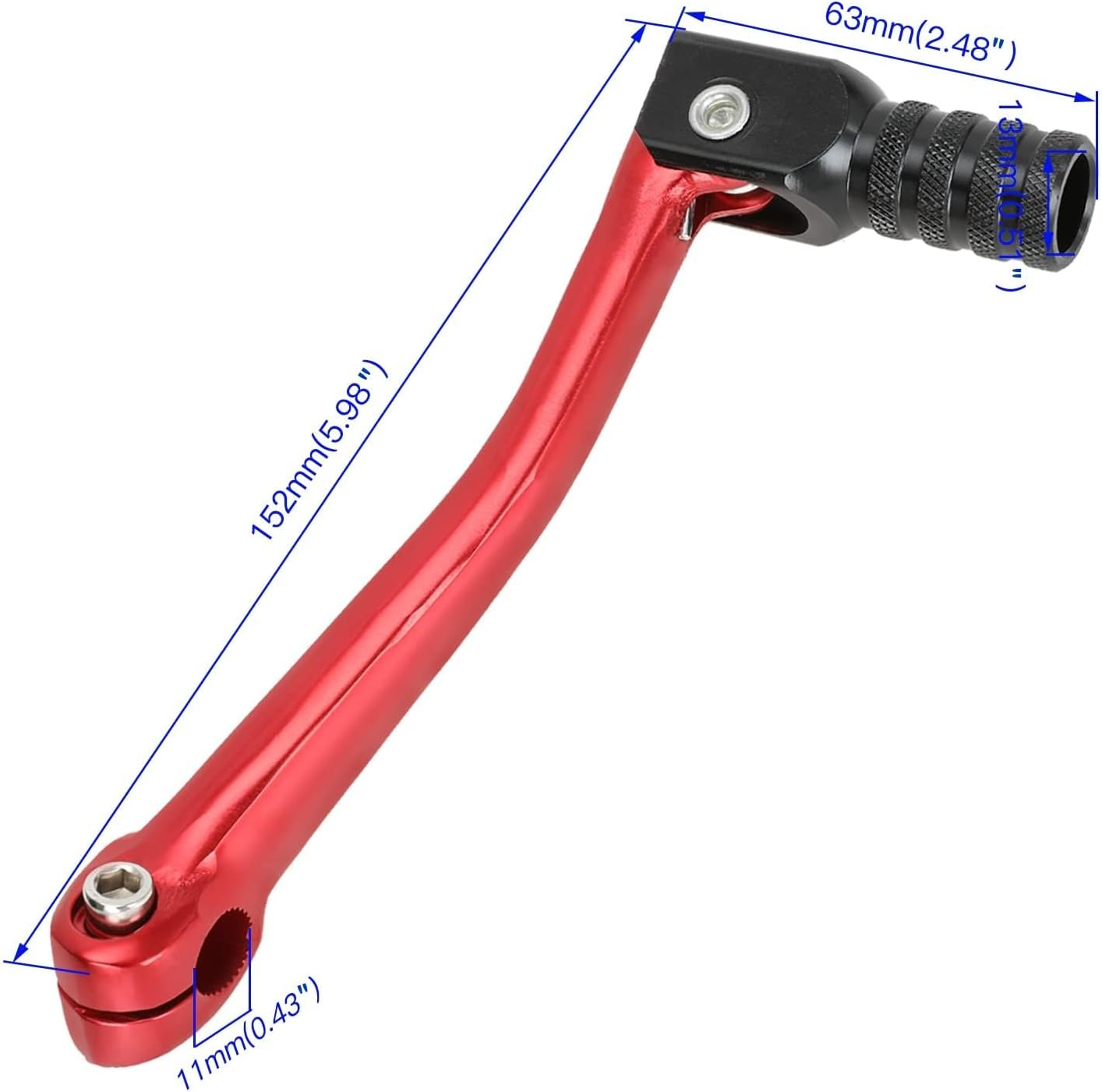 GREHUA Dirt Bike Gear Shifter Shift Lever Compatible with 50Cc 110Cc 125Cc 150Cc SSR Baja DR49 WR200R SDG 107 IMR Pitster Pro Atomik Triumph Thumpstar Taotao ATA DB Coolster Lifan Motorcycle Parts - Black image number 5