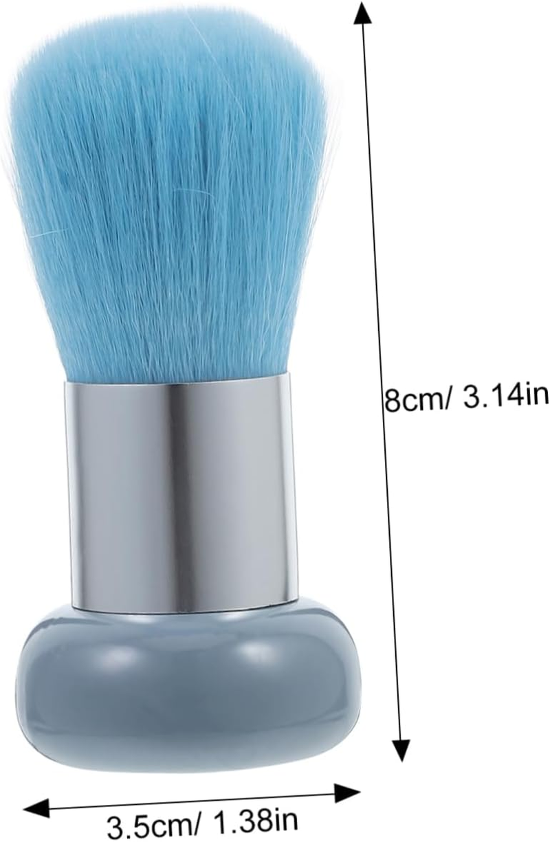 VICASKY Ergonomic Handle Nail Dust Brush Soft Bristles Fingernail Brush for Nail Art Cleaning image number 5