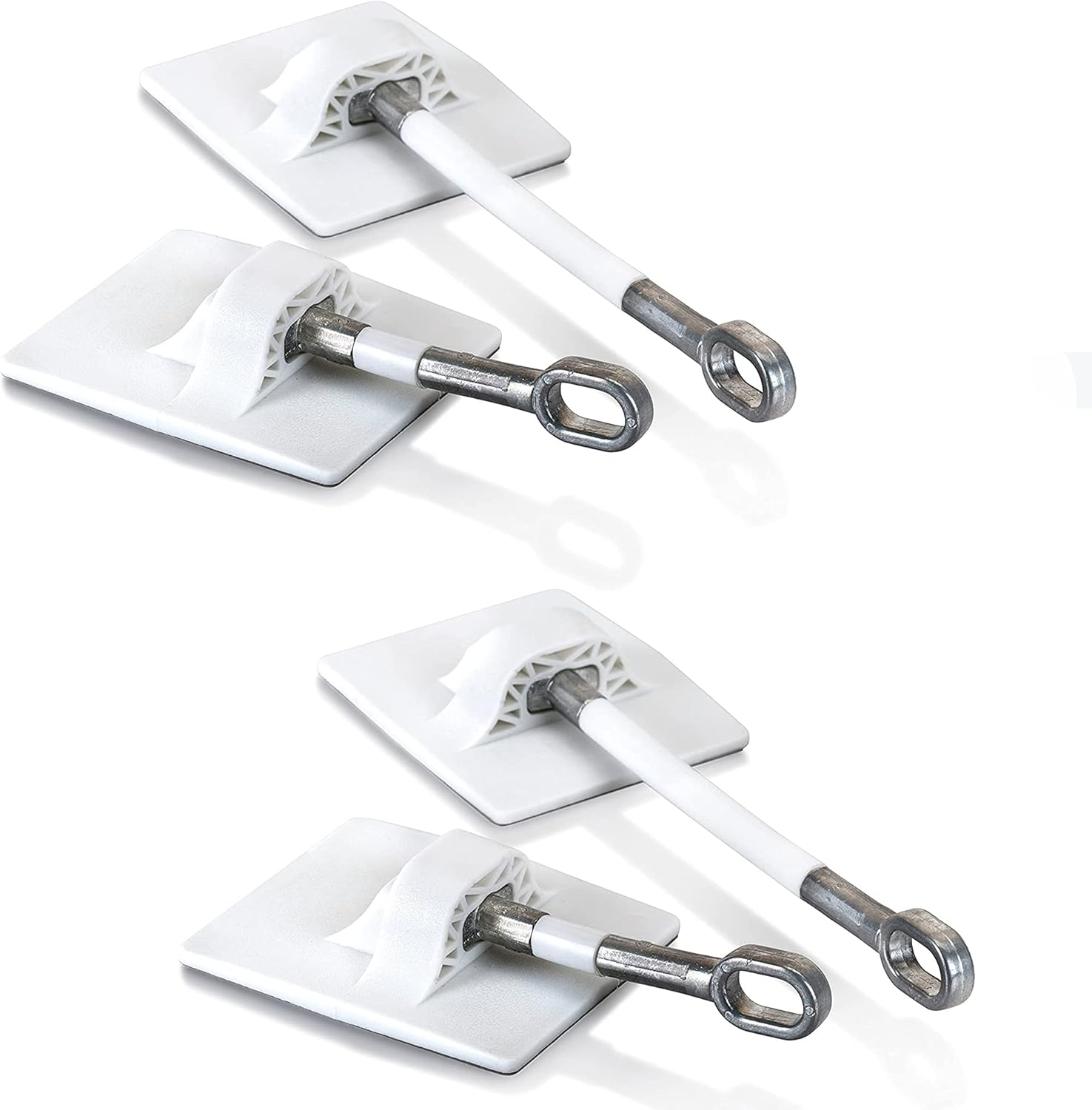 Computer Security Products Refrigerator Door Lock with Padlock, Black - 2-Pack, Black With Keyed Padlock image number 2