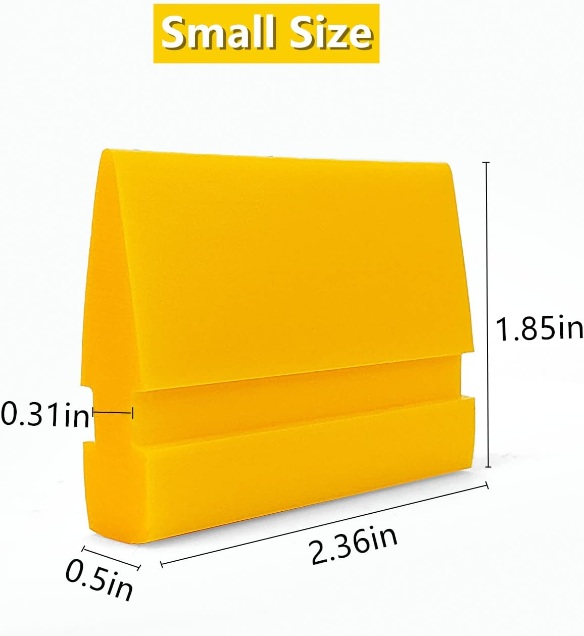 Umaki 3Piece Small Silicone Squeegee Window Tint PPF Squeegee for Decal Vinyl Wrapping, Car Film Application, Window, Mirrors, 2.4In Length image number 3