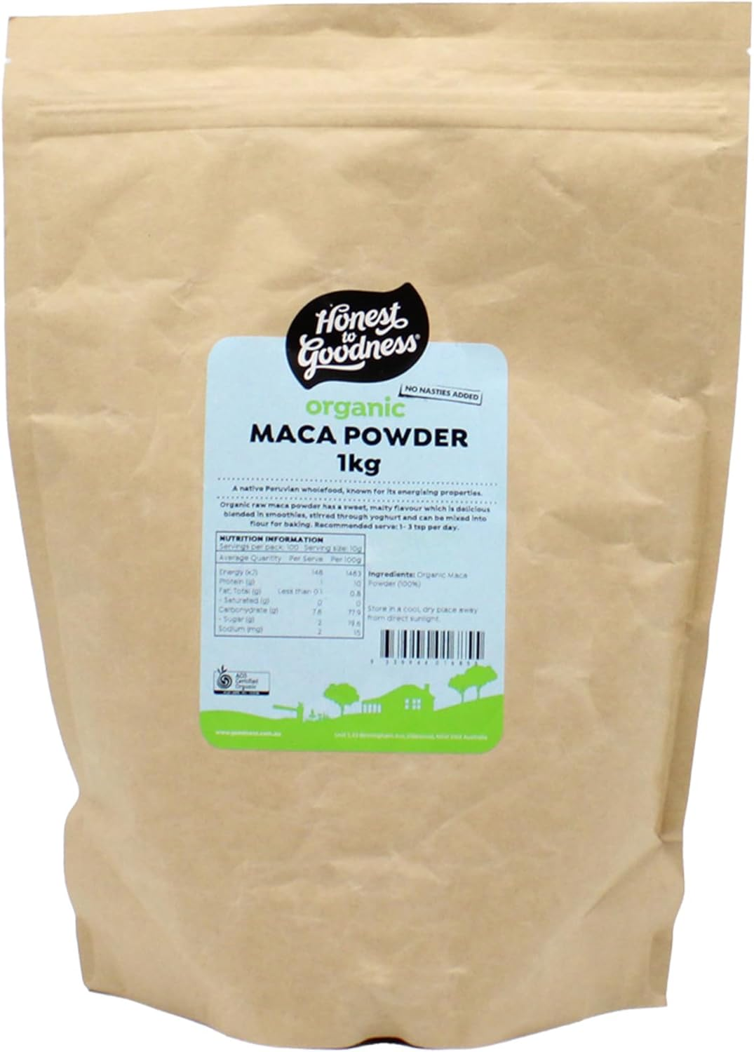 Organic Maca Powder 1KG image number 1