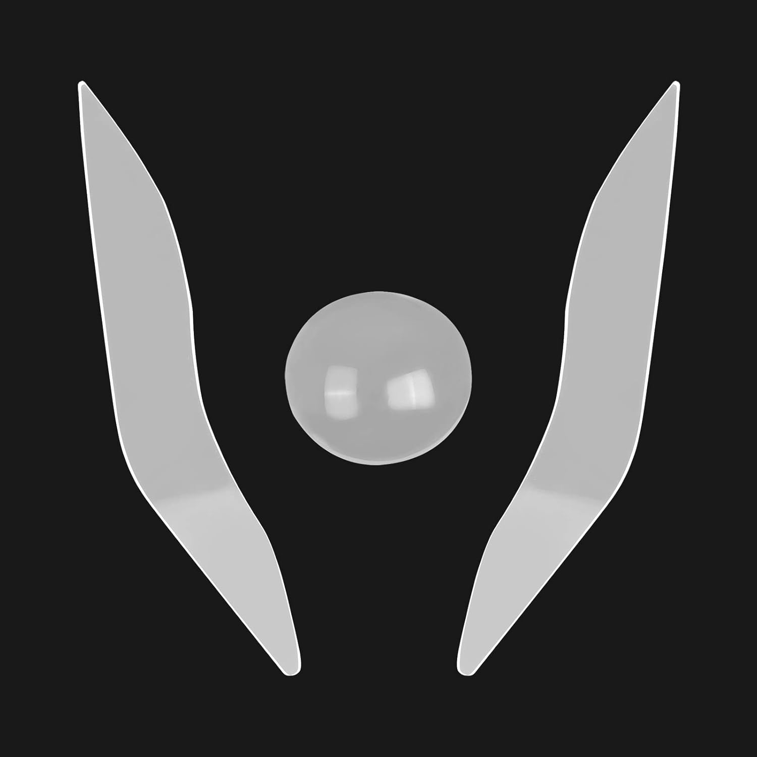 Worldmotop Motorcycle Headlight Grill Cover Head Light Guard Protector Replacement for Yamaha YZFR7 YZF-R7 YZF R7 2021 2022 Headlight Mesh Grill Side (Transparent)