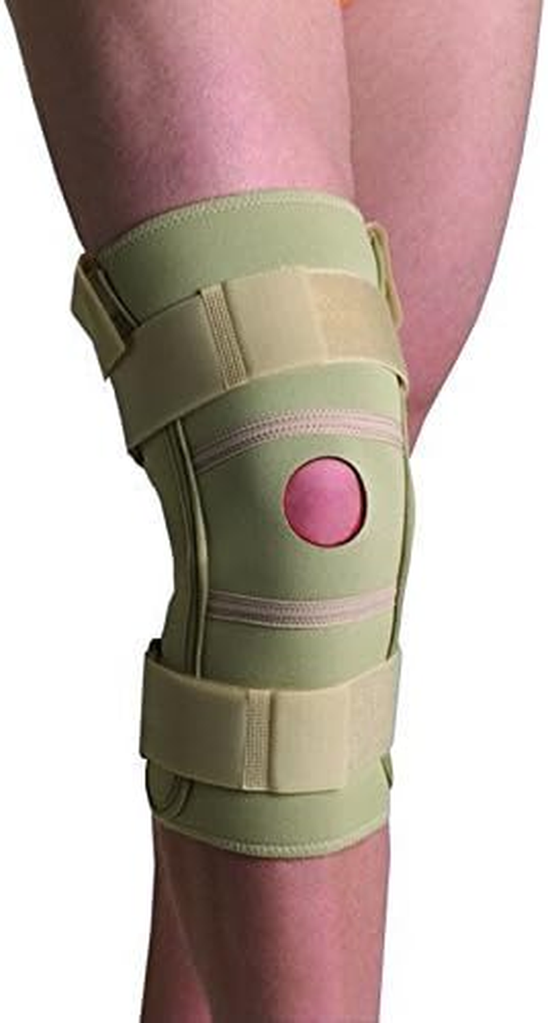 Thermoskin Hinged Knee Brace with Single Pivot Hinge, Beige, Medium image number 2
