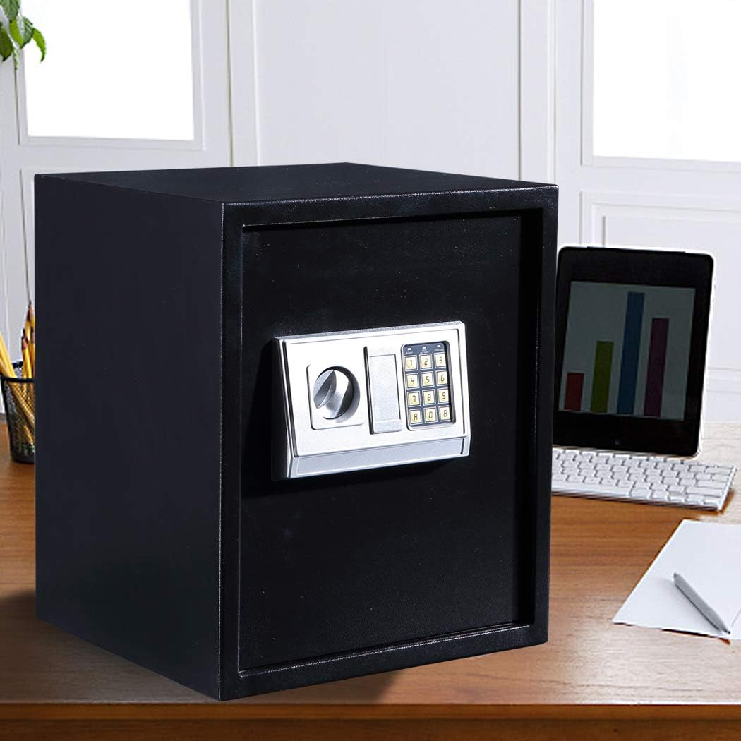 50L Electronic Safe Digital Security Box Home Office Cash Deposit Password image number 2
