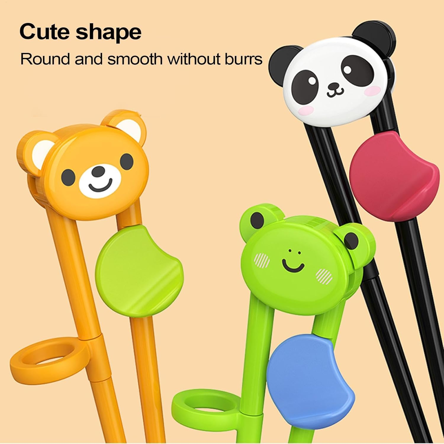 Kids Training Chopsticks - Practice Chopsticks - Reusable Children Adult Learning Chopsticks - Easy to Use Chopsticks | for Beginners Toddler, Right or Left Handed