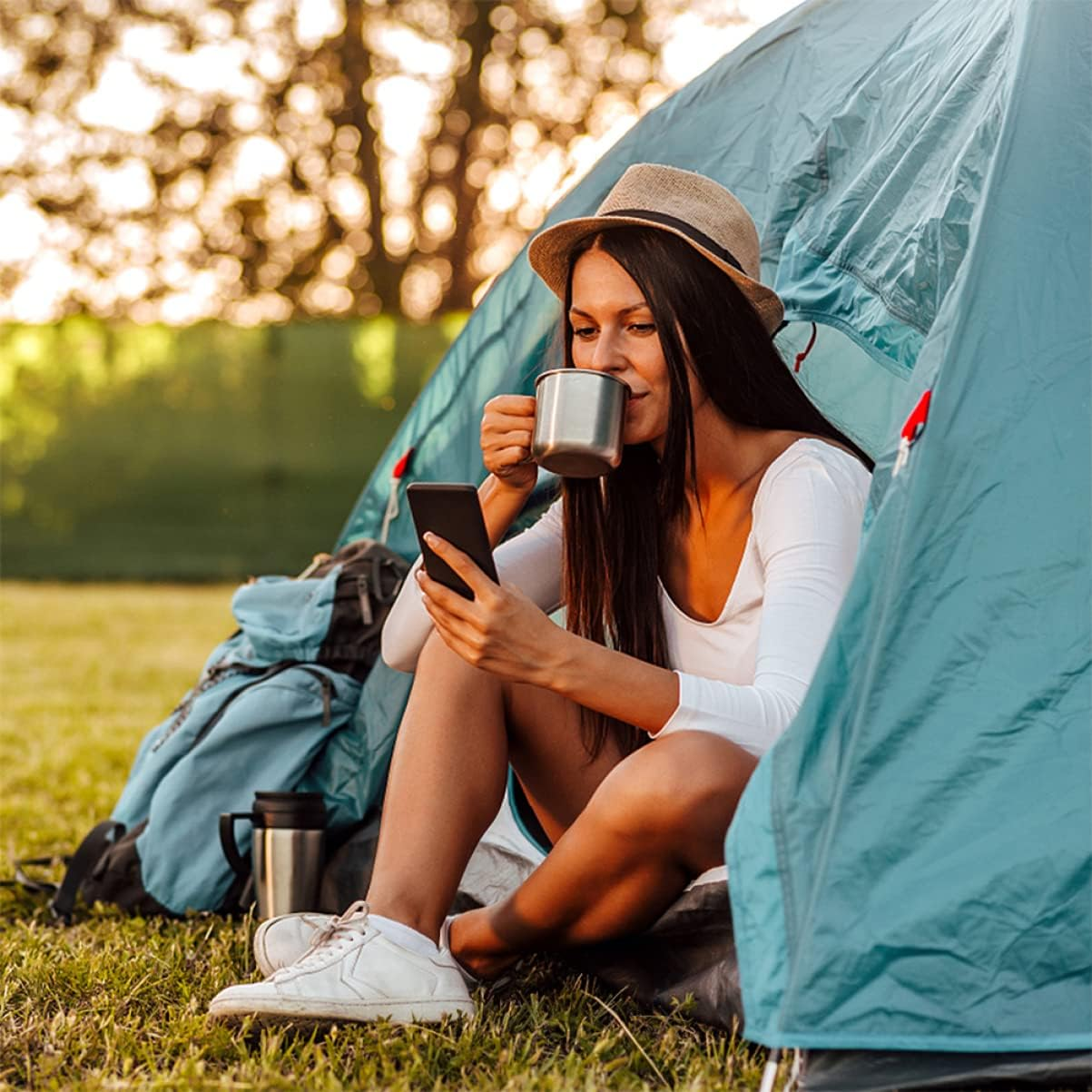 Camping Cooking Pan Stainless Steel Pot Hiking Cookware Compact Picnic Pan Outdoor Cooking Equipment image number 2