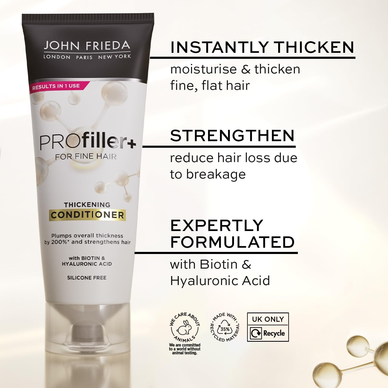 John Frieda Profiller+ Thickening Conditioner for Thin, Fine Hair image number 3
