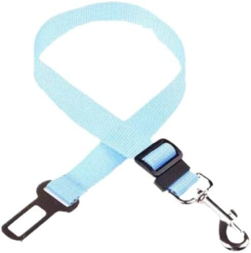 AIMALL Adjustable Pet Dog Safety Car Vehicle Seat Belt Harness Lead, Nylon Seatbelt for Dogs and Cats, 33.5-63.5Cm (13-25 In), 8 Colours, Durable and Bite-Proof