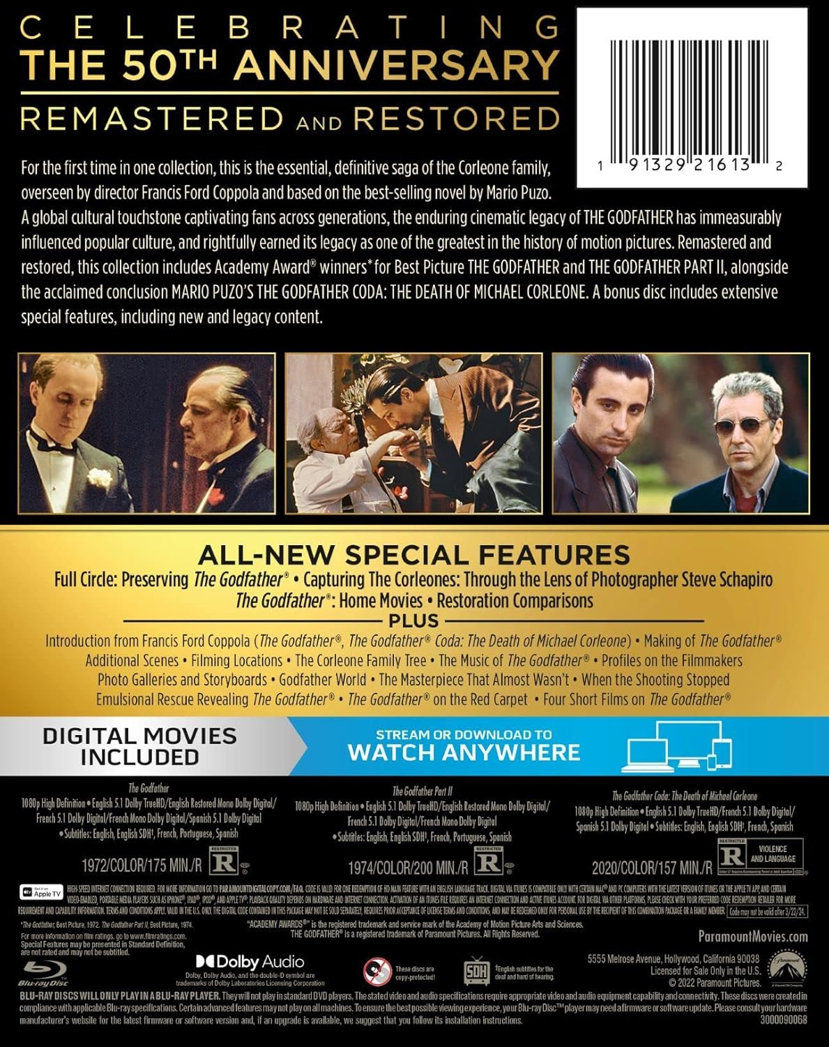 The Godfather Trilogy (50Th Anniversary)