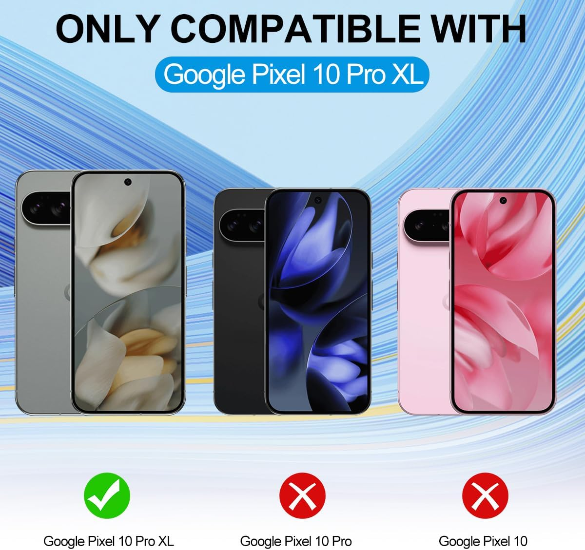 T Tersely [2-Pack] Privacy Screen Protector for Google Pixel 10 Pro XL 2025 with Easy Installation Tool, Fingerprint Compatible Tempered Glass Film Protection Private Anti-Spy Case-Friendly image number 6