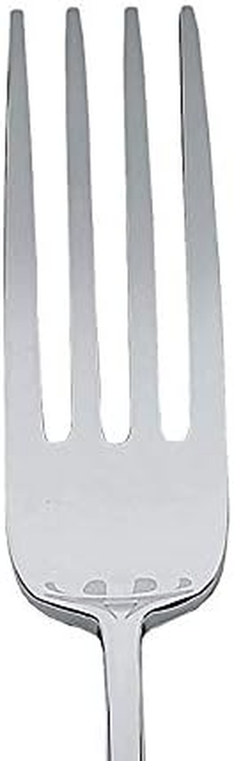Alessi Collo-Alto Serving Fork in 18/10 Stainless Steel Mirror Polished, Silver image number 1