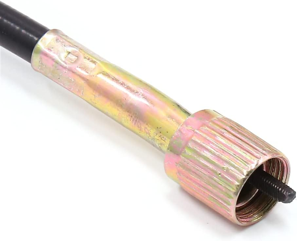 Uxcell 11Mm 0.43" Motorcycle Motorbike Tachometer Cable Line Wire Black Rubber Metal Replacement for Suzuki GN125 image number 5