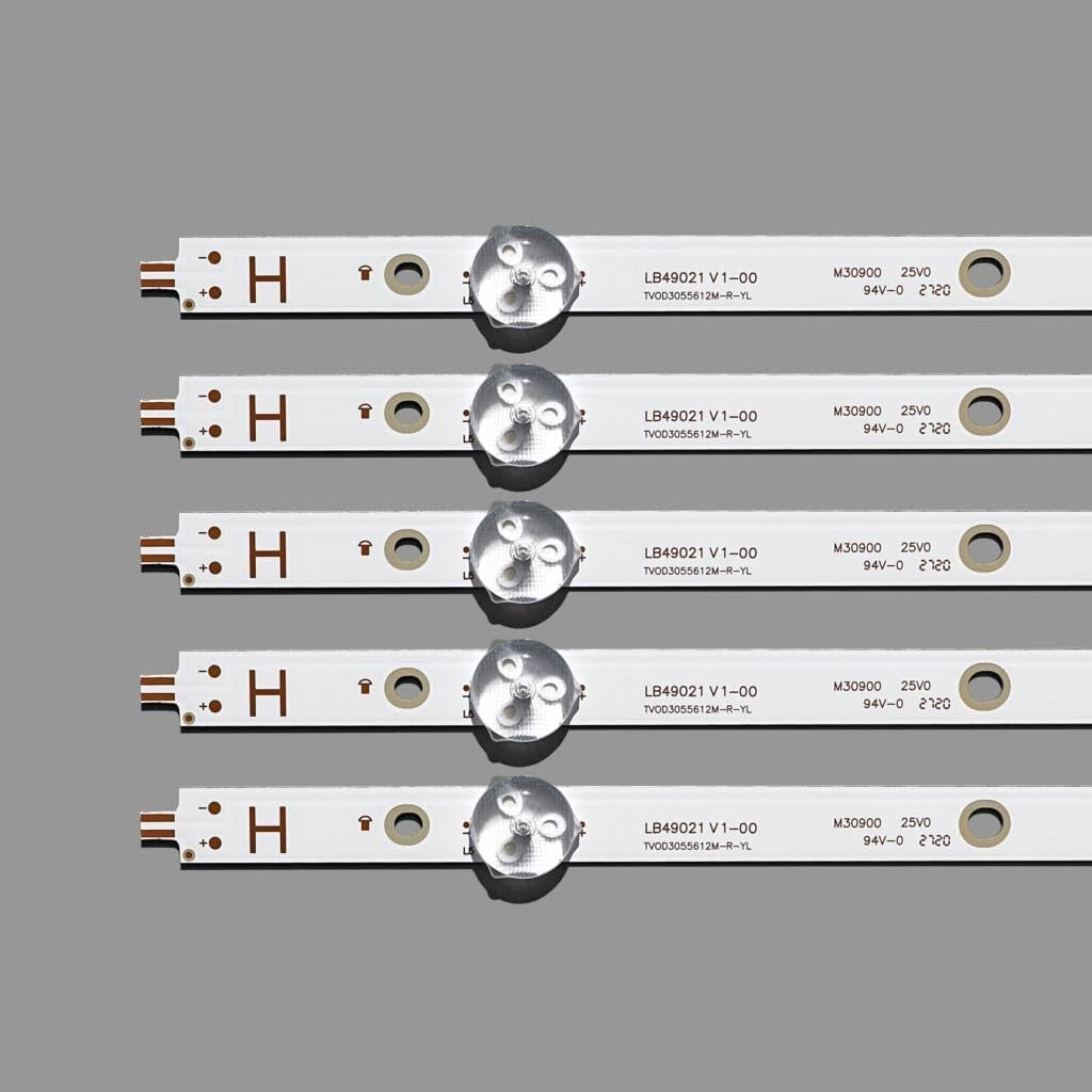 10Pcs/Set LED Backlight Strip Fit for Philips 49" TV TT4906F LB49023 LB49021 V1_00 49PUS7503 49PUS6162 49PUS6412 49PUS6803 TPT490U2 image number 3