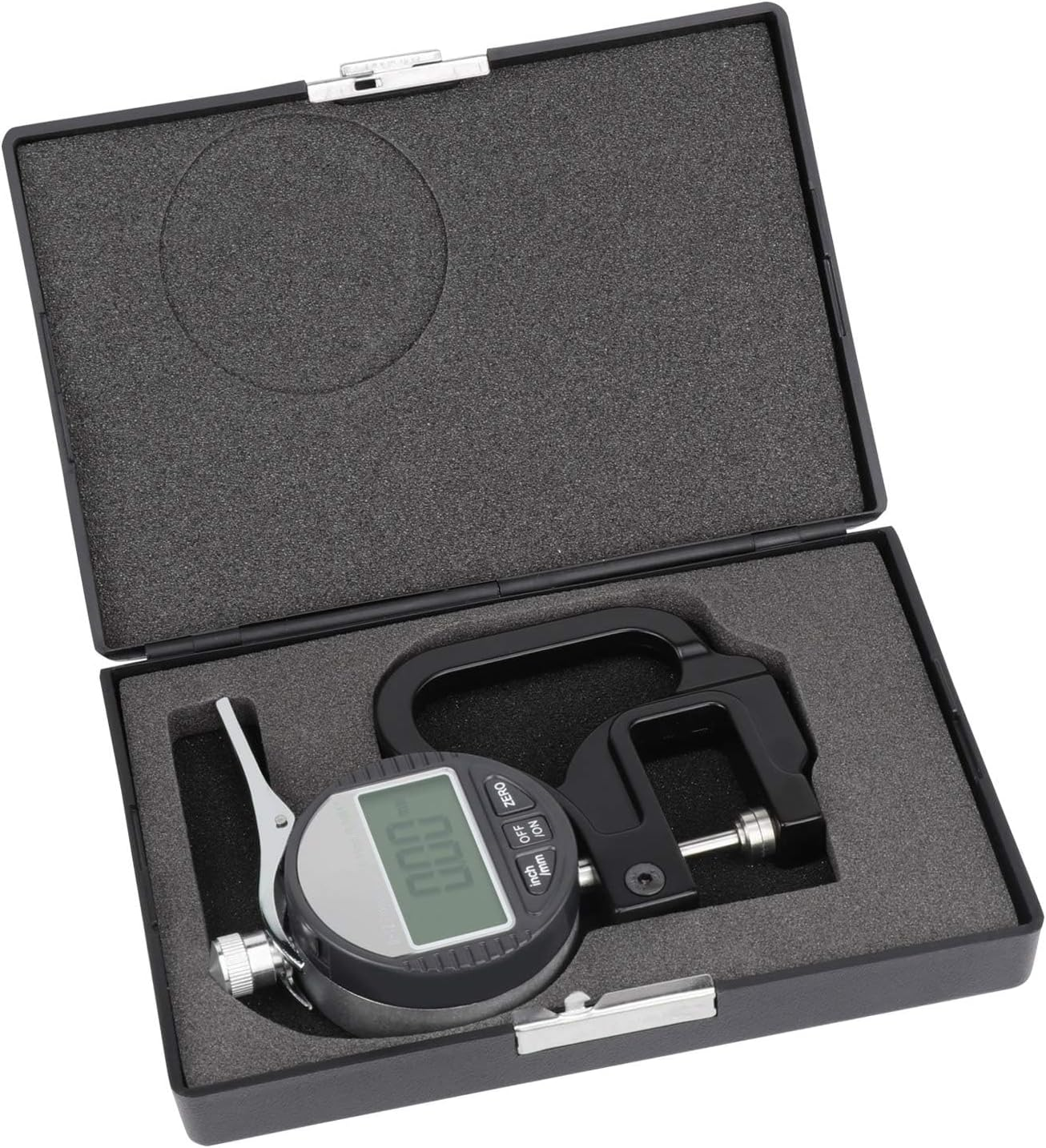 Digital Thickness Gauge 0.5 Inch/12.7Mm, 0.0005"/0.01Mm, Thickness Meter Metric/Inch Paper/Film/Fabric/Tape Thickness Gauge image number 3