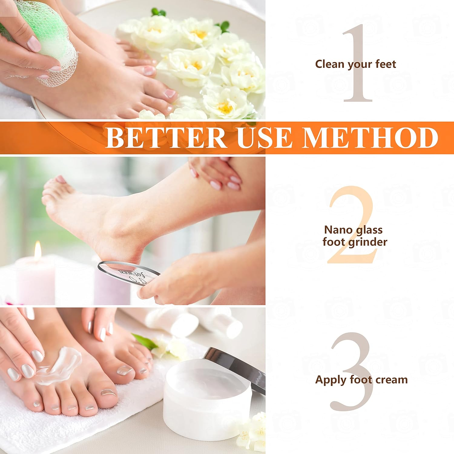 Fotwen Updated 2021 Nano Foot Scrubber Callus Remover, Foot Care Pedicure Tool, Foot File with Nano-Level Grinding Points, Great for Dead Skin Removal, Cracking, Wet and Dry Feet