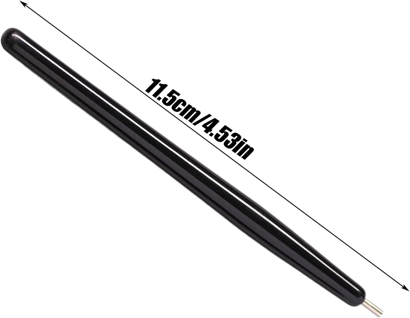 Rhinestone Pen, Magnetic Rhinestone Applicator Picker Tool, Nail Dotting Tool, Pickup Professional Strong Magnet Pen for Travel Art Girl Salon Home (Black) - Black image number 2