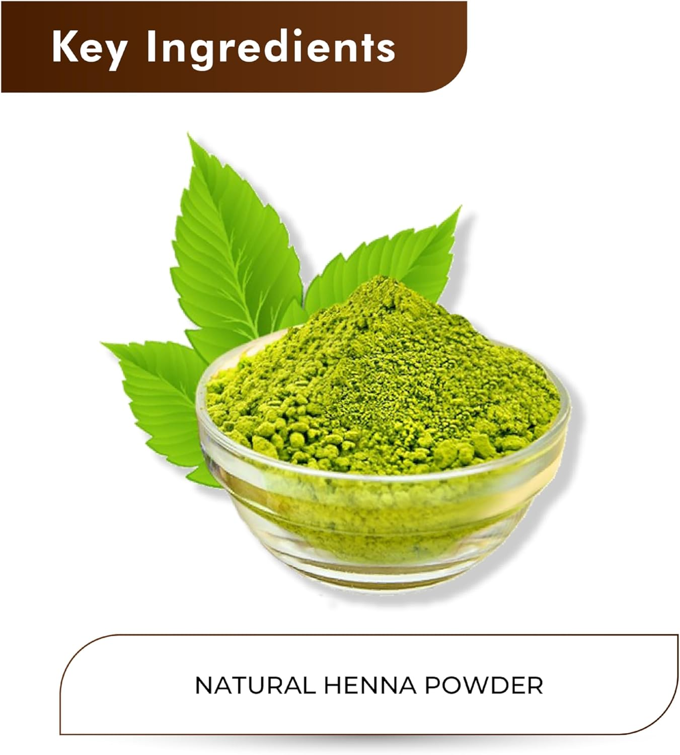 H & C 100% Natural and Pure Henna Powder / Lawsonia Inermis (Organically Grown) 227 Gms (0.2Kg) for Hair image number 1