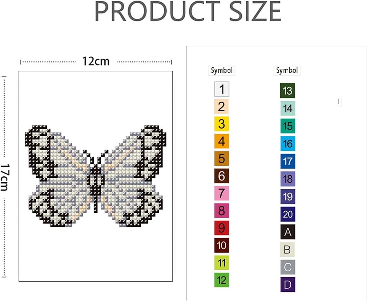 Haocy 12Pcs Small Flower Diamond Art Kits for Adults,Mini Flowers Diamond Painting Kits Quick Gem Art for Beginner,1-Hour Postcard-Style,Paint by Diamond Mosaic,Home Wall Decor (Butterfly) - Bird image number 2