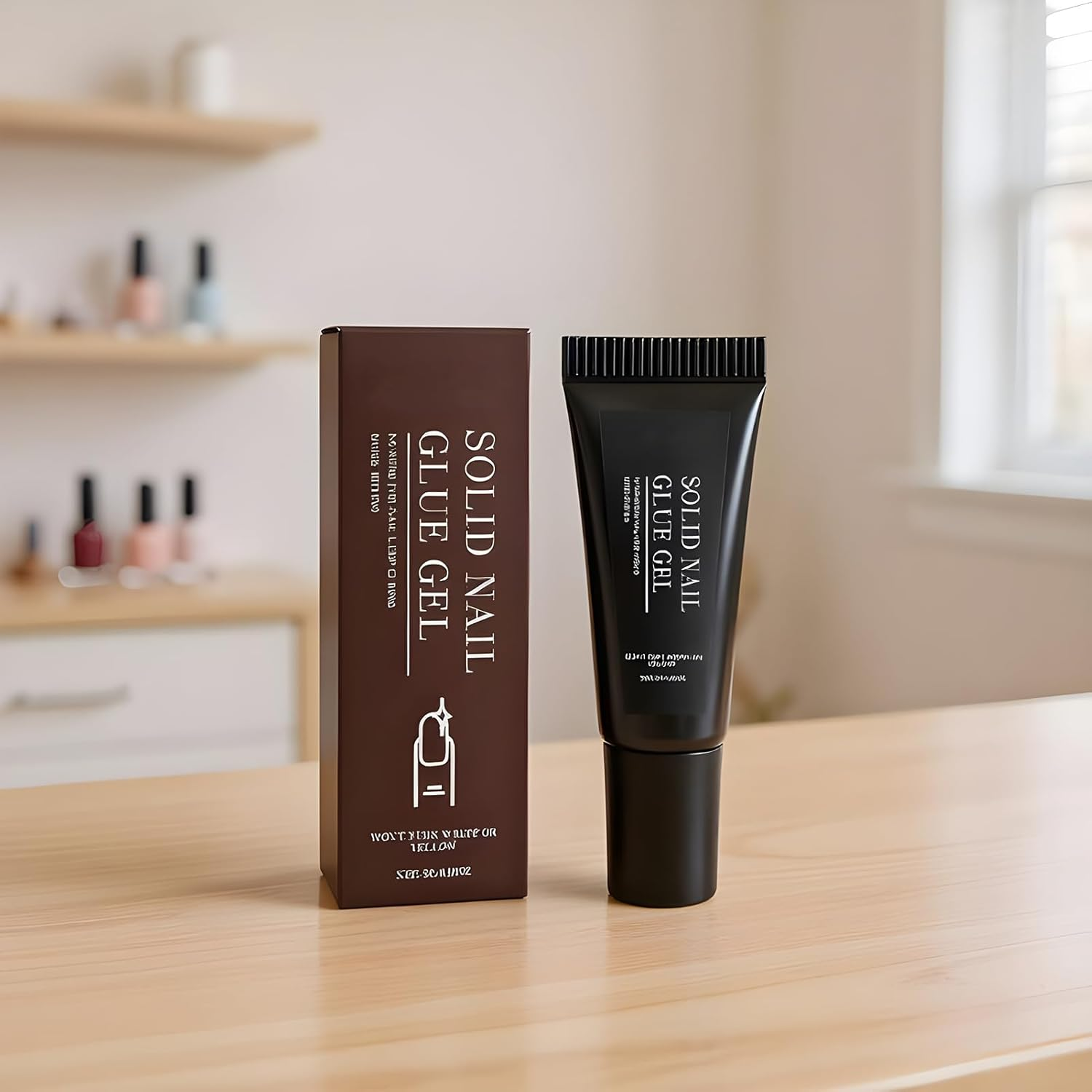 Nail Glue Strong,5G Quick Drying Bond Adhesive - Super Strong Glue - for Home Salon Studio Manicure Professional Grooming Personal Care Women Beginners