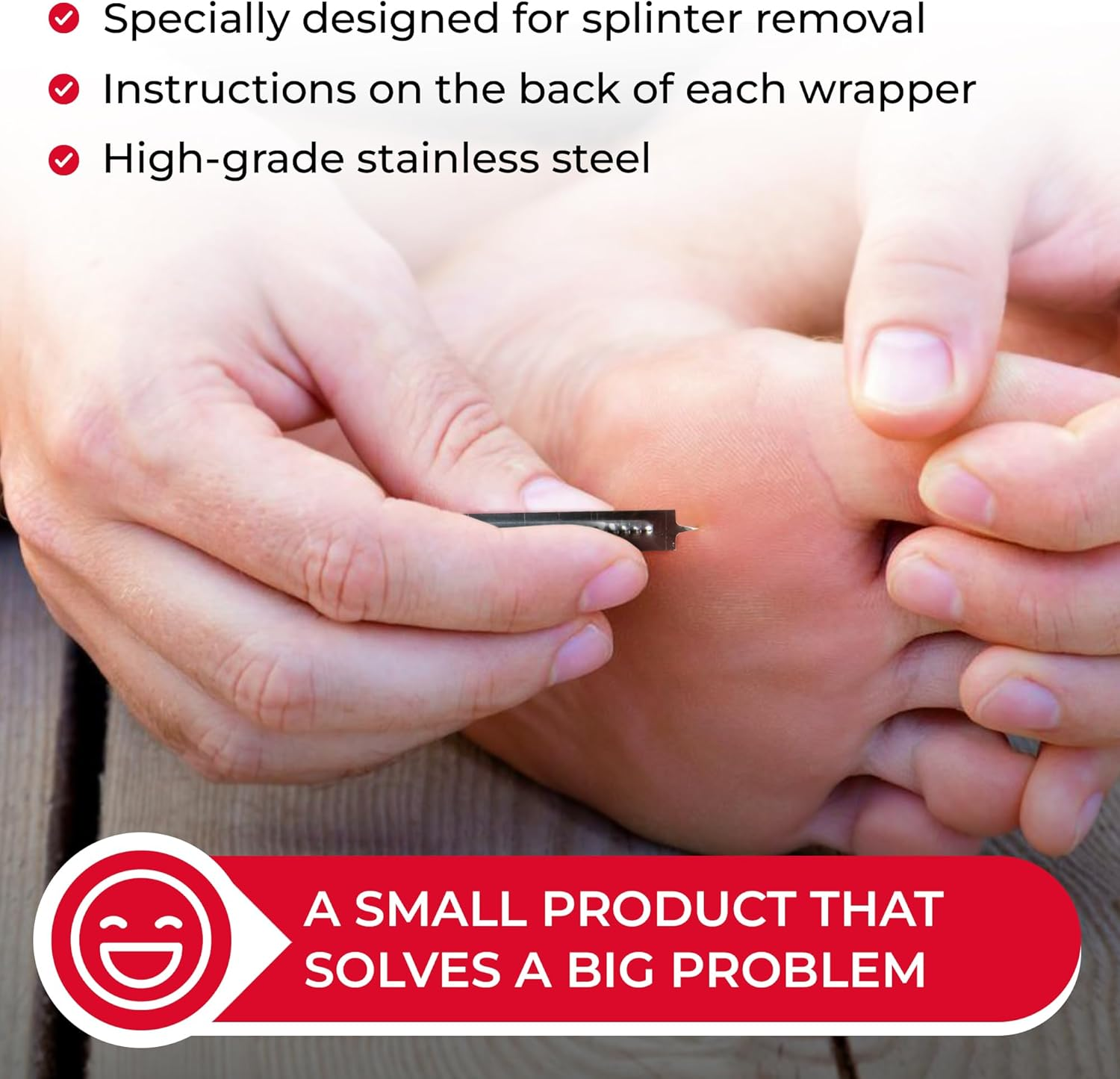 Ever Ready First Aid Splinter Out Splinter Remover, Pack of 3, 20 Packets per Case image number 2