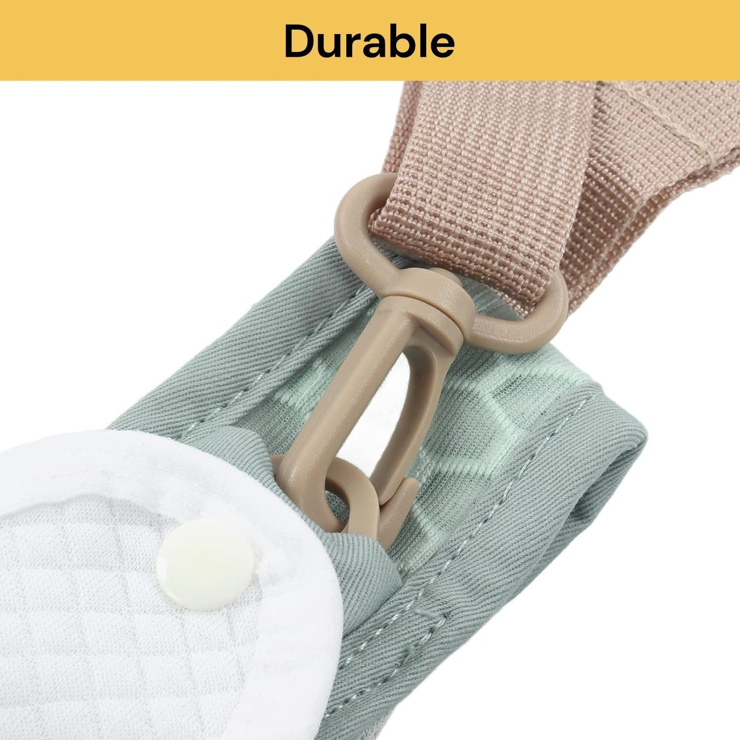 EZONEDEAL Walking Harness Adjustable Detachable, Walker Assistant Protective Belt Learning Walk Support Assist Trainer Tool - for 7-24 Month Old (Red) image number 1