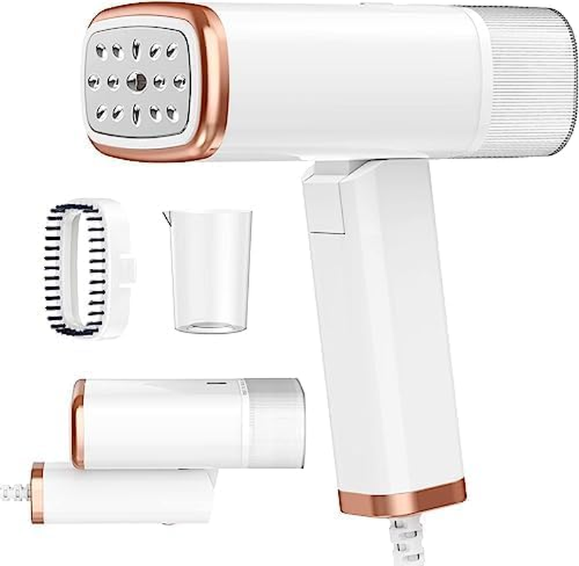 Portable Handheld Steam Garment Steamer Foldable: Effortless Wrinkle Clothes Steam Iron Removal 20-Second Fast Heat-Up, 1200W, 120Ml Water Tank for Home & Travel image number 2