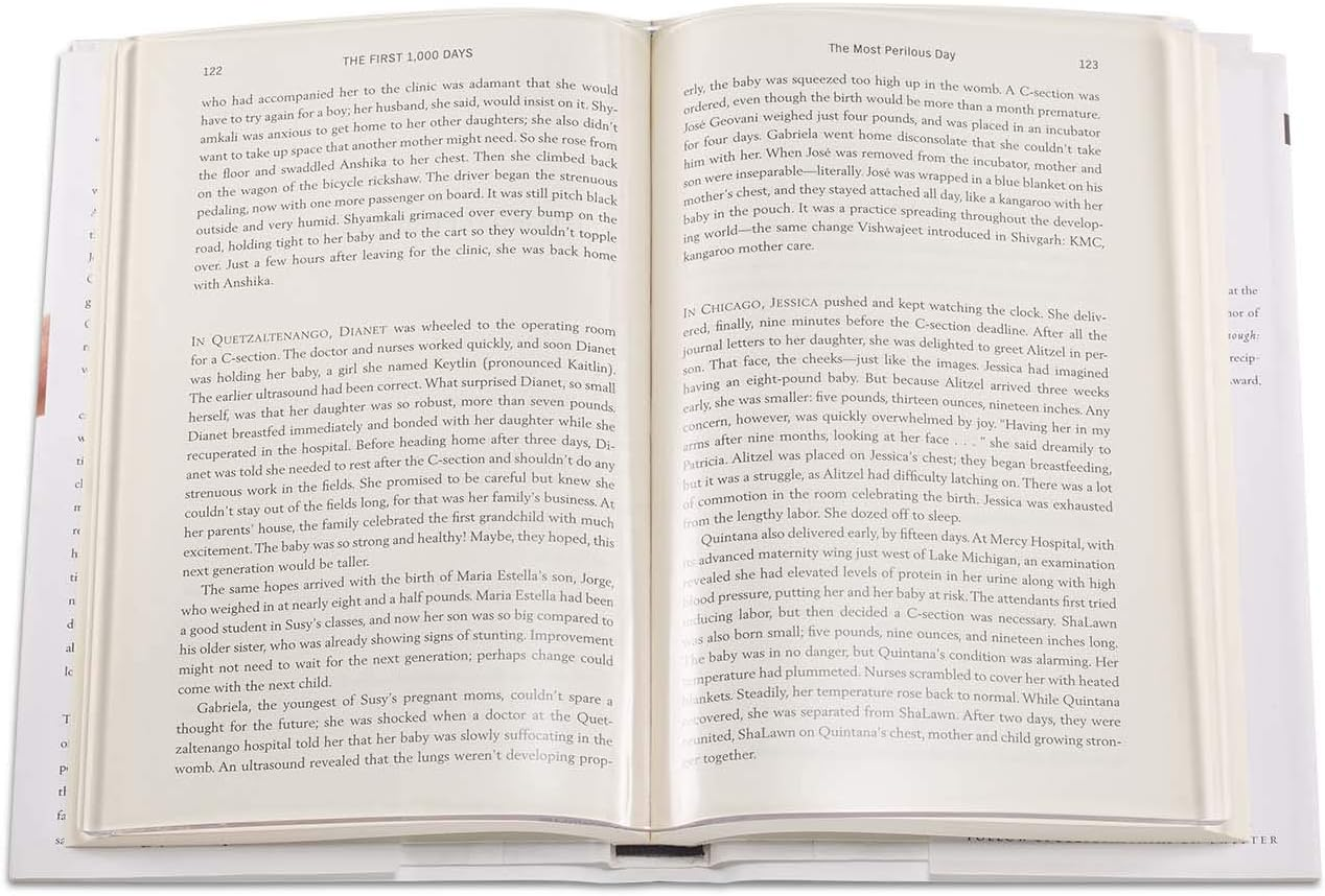 Clear Transparent Bookweight/Bookcover Full Size (12" Wide X 9"Tall)