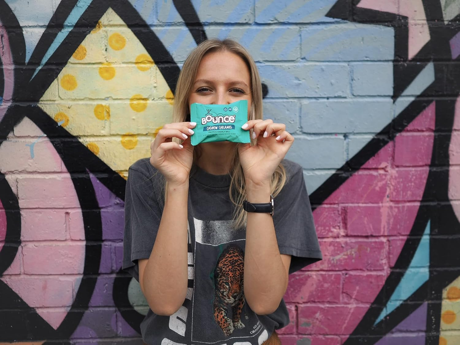 Bounce Cashew Caramel Protein Ball- Box of 12. High Protein Gluten Free Low Sugar Low Carb Healthy Snacks Better than Any Protein Bar! Snack Healthy with Our Protein Bars, Balls, Snacks & Powders image number 4