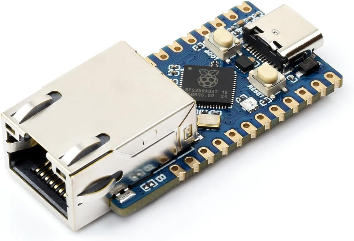 Waveshare RP2350-ETH Mini Development Board, RP2350 Ethernet Port Module, Raspberry Pi Microcontroller Development Board, Based on Official P2350 Dual-Core & Dual-Architecture Microcontroller image number 5