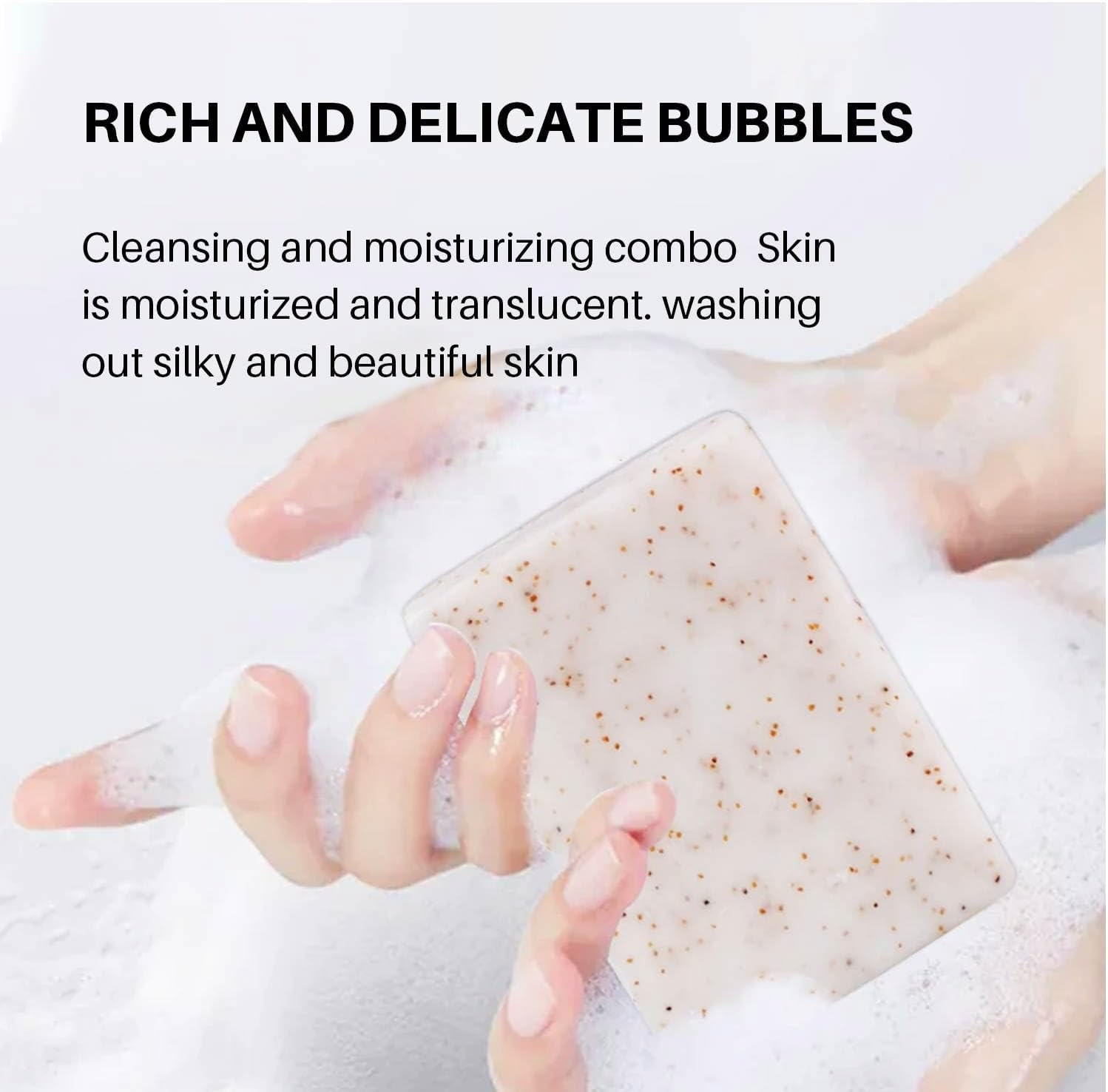 Jasmine Exfoliating Scrub Soap, 100G, Deep Cleansing and Revitalising image number 5