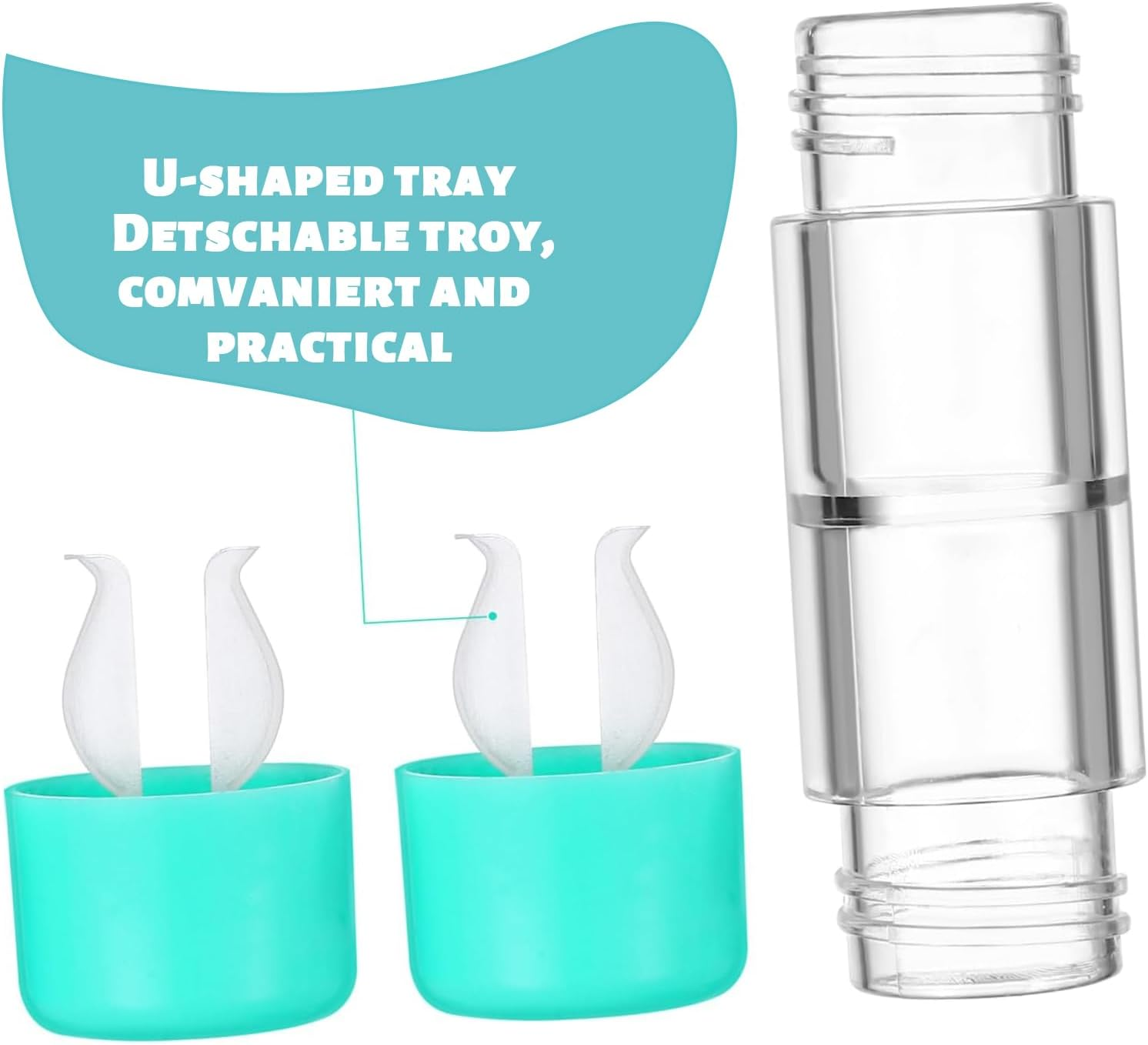 5 Pcs Contact Lens Cases, Mini Colorful Contact Lens Case Set, Contact Lens Barrel Cases, Lenses Holder Box with Contact Lens Remover Tool for Home Travel Outdoor image number 3