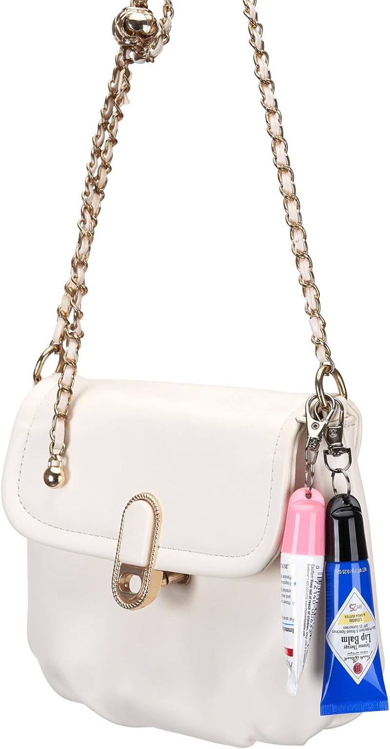 4 PSC Keychain Cap Compatible with Aquaphor 0.35 Oz Lip Balm, Portable Holder Keychain Cap Fit for Aquaphor Lip Repair Tubes (Colorful) image number 4