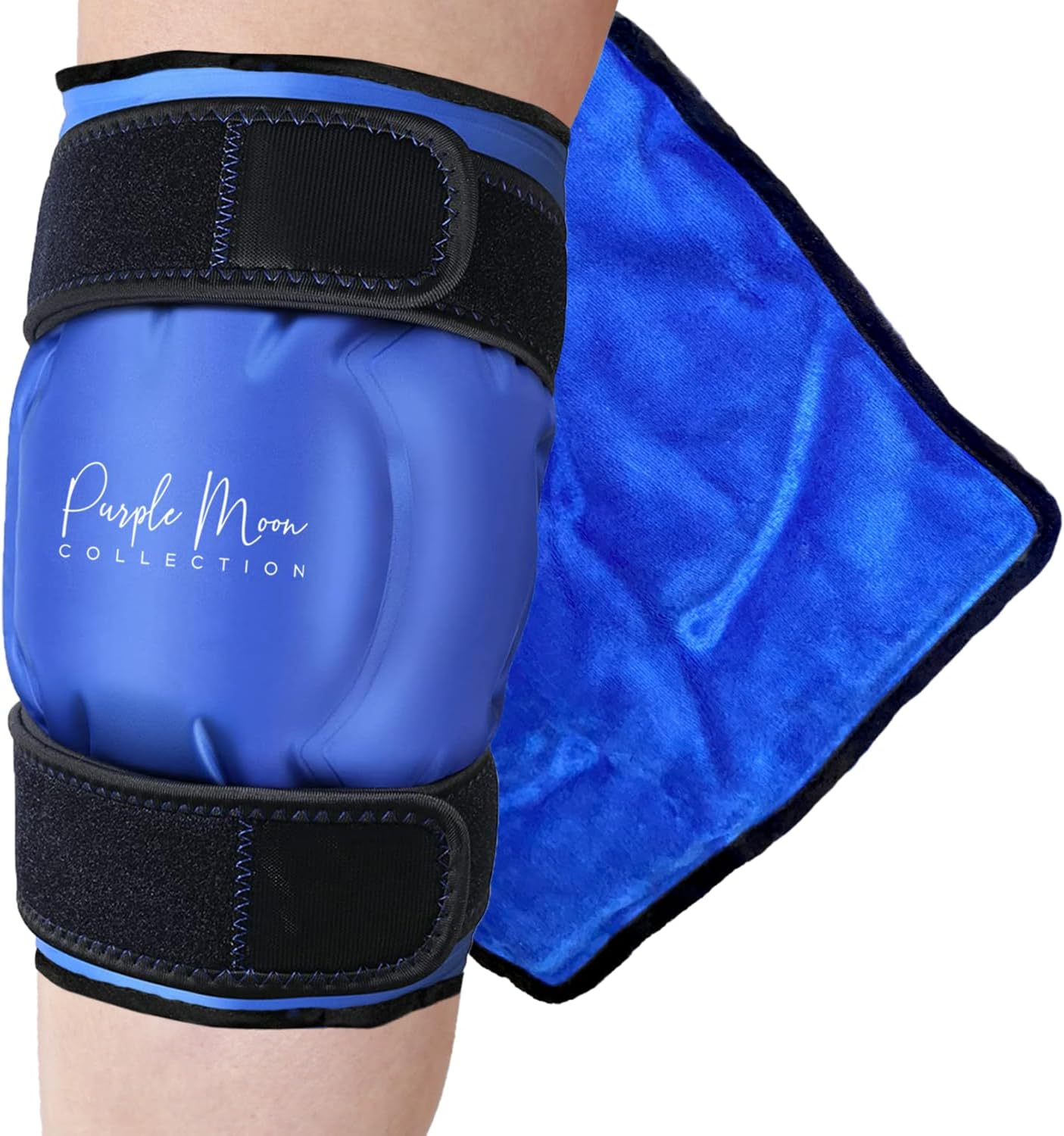 Ice Knee Pad &ndash; Reusable Cold & Hot Gel Wrap for Knee Pain Relief, Swelling & Injury Recovery &ndash; Adjustable Compression Sleeve for Men & Women &ndash; Arthritis, Post-Surgery & Sports Injury Support