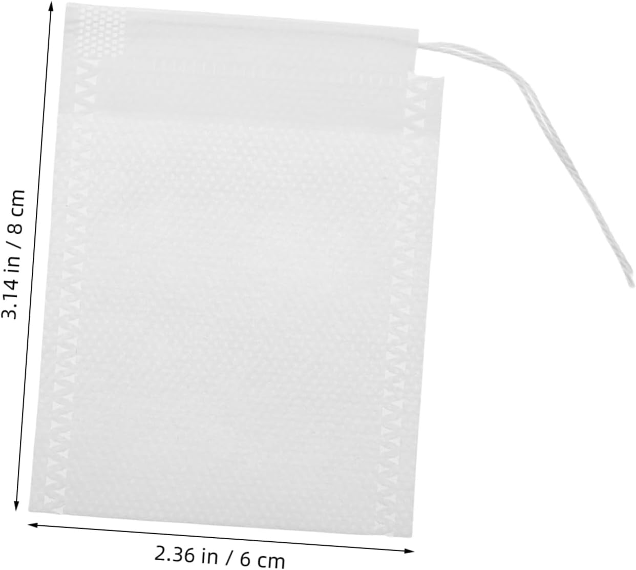 OHPHCALL Tea Filler Bags 100Pcs Unbleached Tea Sachets Reusable Compact Practical image number 4