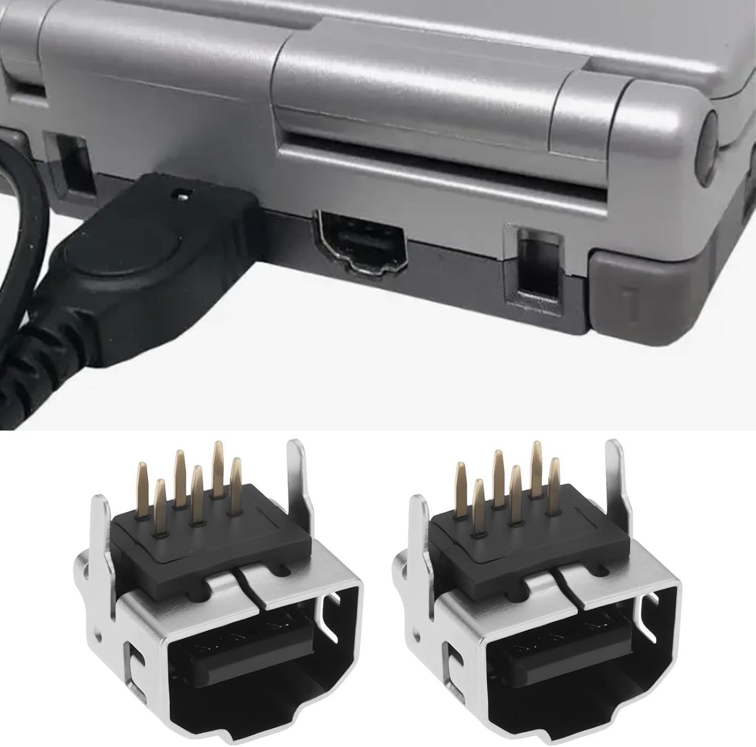 OTOTEC 5Pcs Game Console 2Nd Player Link Connector Socket Compatible with GBA SP image number 1