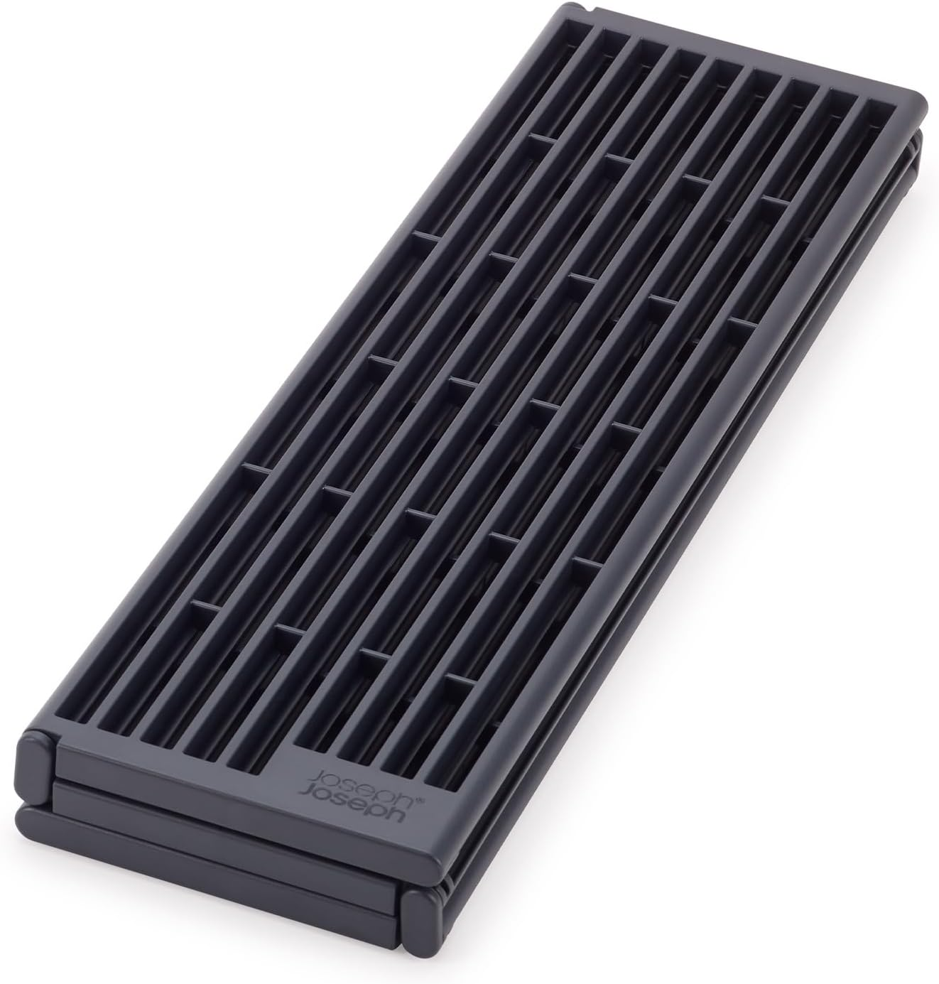 Joseph Joseph Platform Folding over Sink Drainer, Fits across Sink, save Worktop Space, Quick Draining and Fast Drying, Adjustable Folding Design, Non-Slip Feet, Space-Saving Storage image number 1