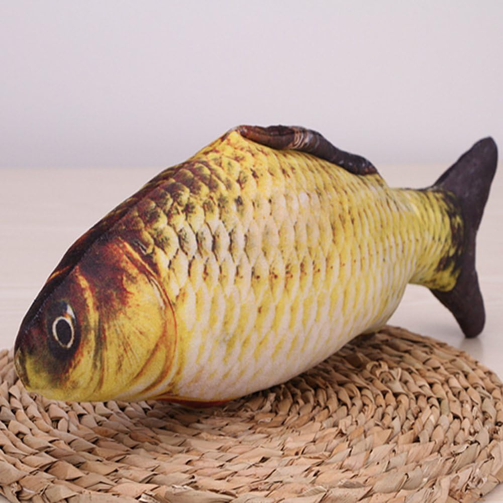 Petdream Pets Toy Catnip Toy Interactive Toy Fish for Cat image number 2