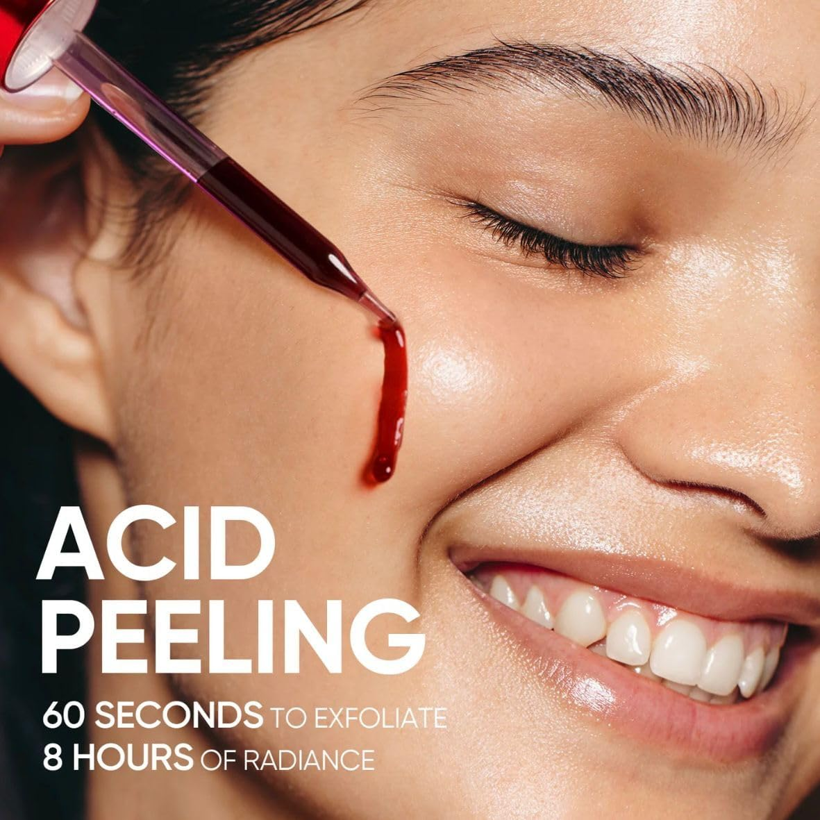 SKINTIFIC 12% AHA BHA PHA LHA Peeling Solution Serum 30Ml image number 2