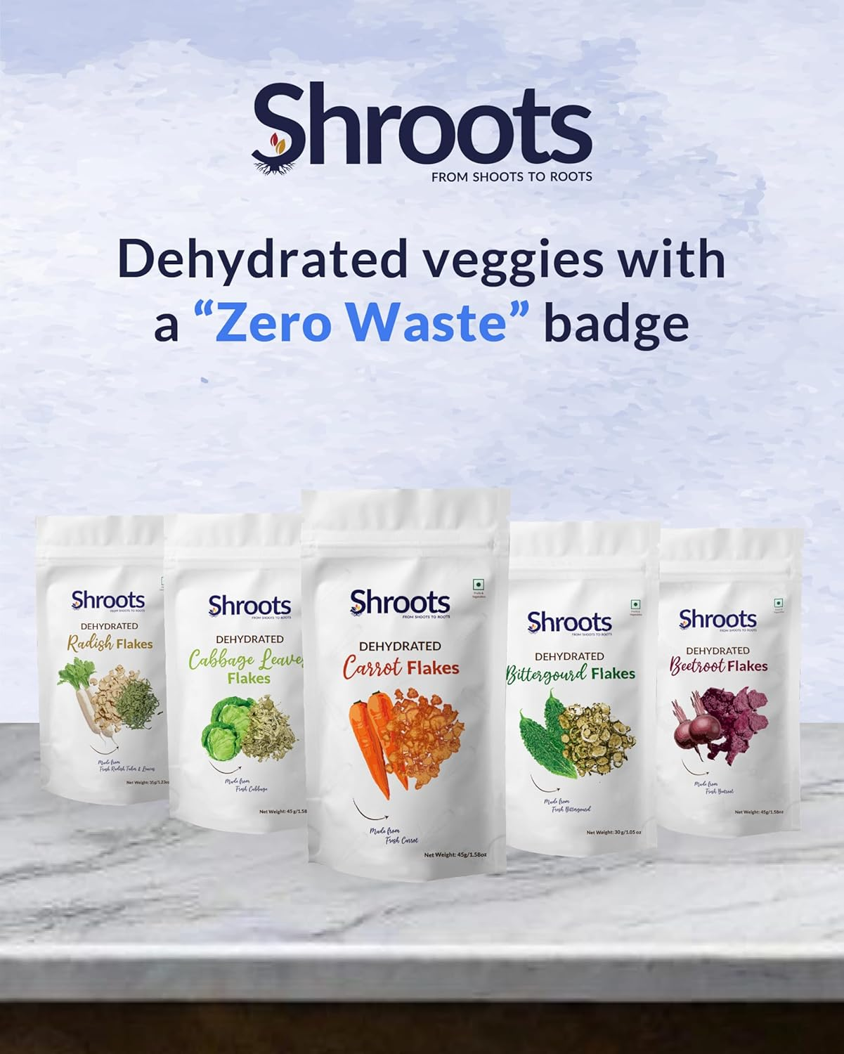 SHROOTS Dehydrated Gooseberry (Amla) Flakes Pure Vegetarian Gluten-Free No Added Sugar Easy Cooking Essential Machine Dried Vegetables with Natural Aroma Ideal for Everyday Meals 5.29 Oz, Pack of 1 image number 2