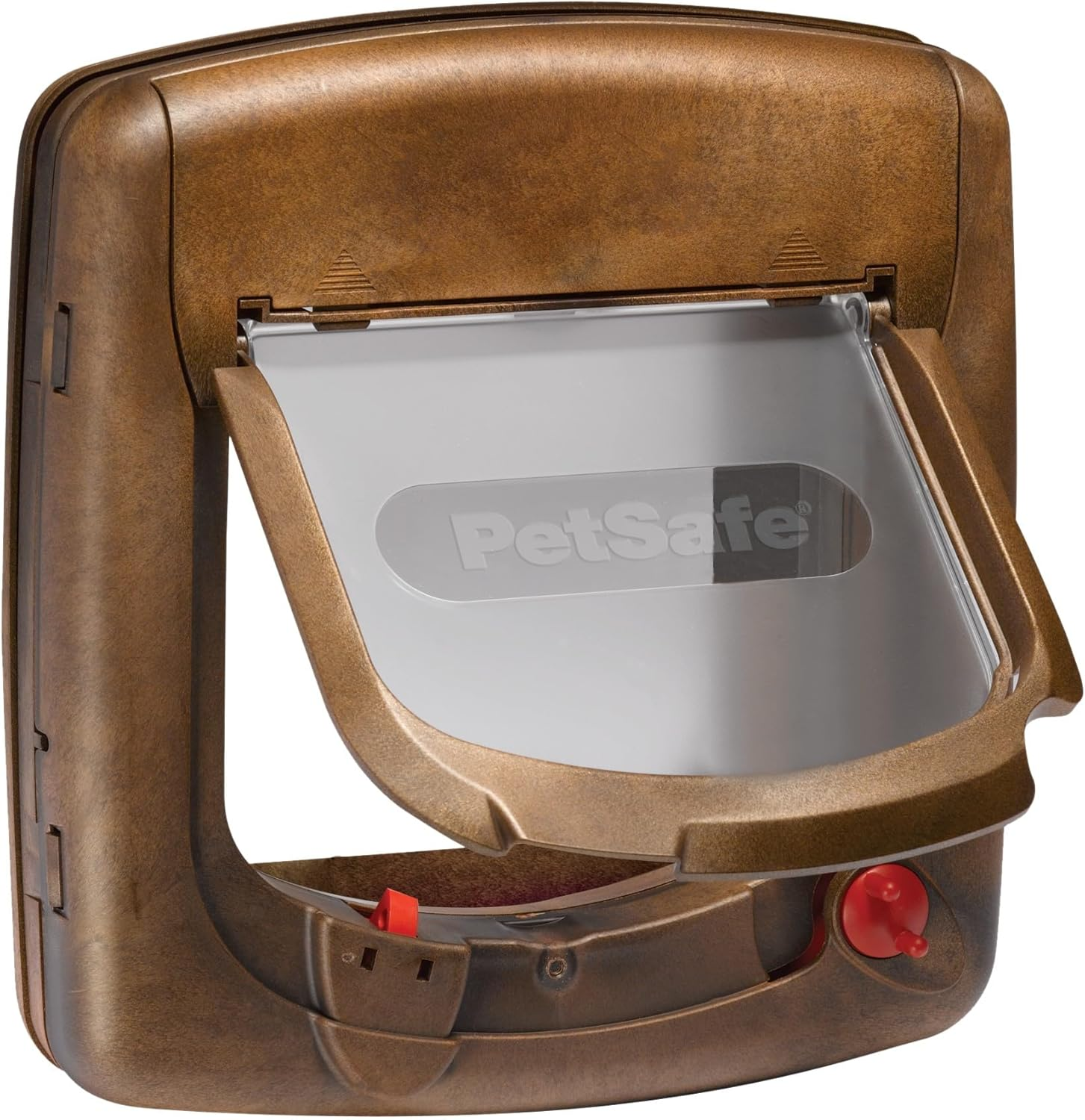 Petsafe Staywell, Deluxe Magnetic Cat Flap, Wood Grain, Selective Entry, 4 Way Locking image number 2