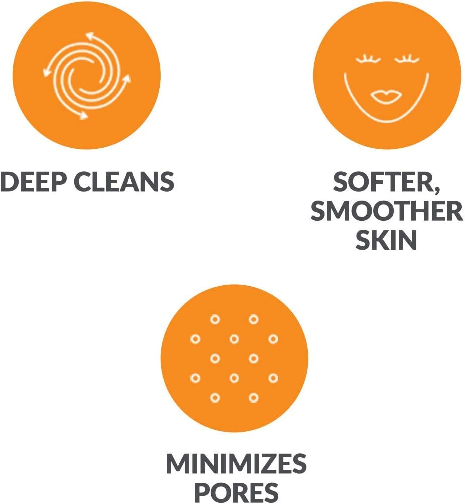 Clarisonic Deep Pore Facial Cleansing Brush Head Replacement | Compatible with Mia 1, Mia 2, Mia Fit, Alpha Fit, Smart Profile Uplift and Alpha Fit X image number 3